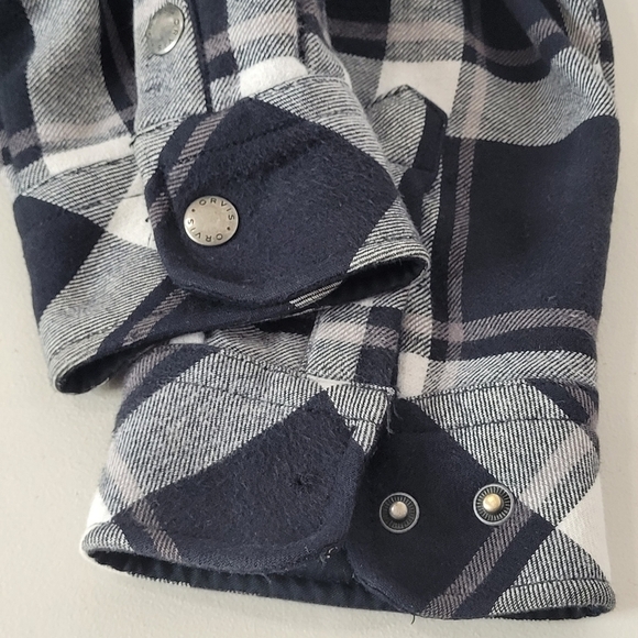 Orvis Fleeced Lined Plaid Flannel Pinnacle Shirt Jacket - Size XXL - Picture 10 of 15